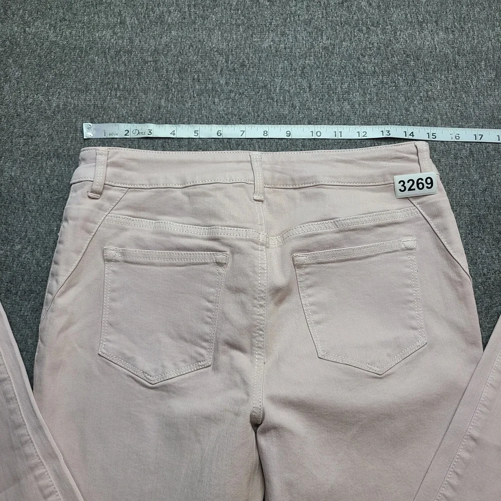 Chico's Platinum Jegging Women 0 Pink Excellent Slim‎ Fit Stretch Denim Pants